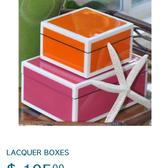 Decorative Laquer Box - Picture 3 of 3